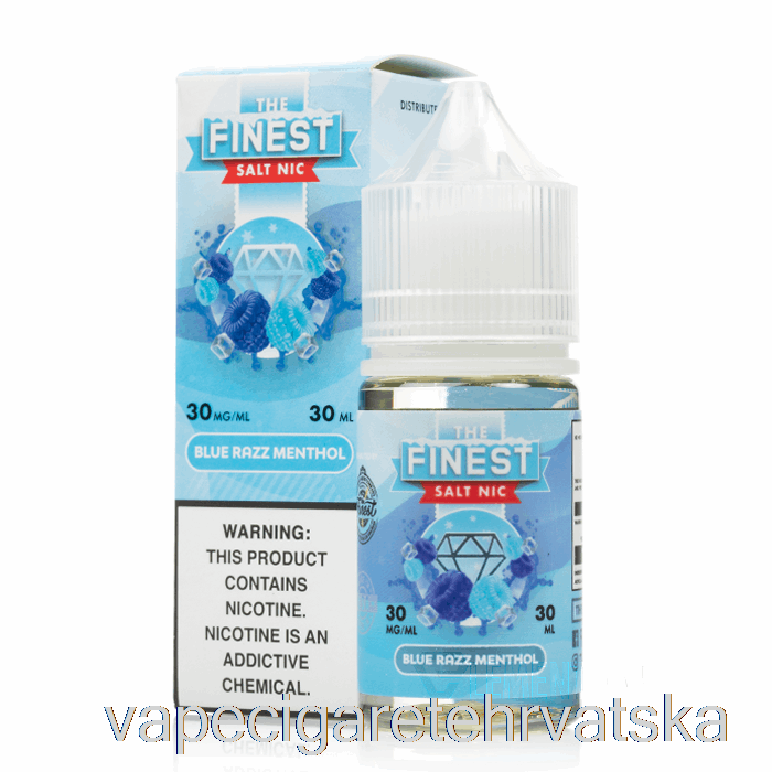 Vape Hrvatska Blue Razz Mentol - Najfinija Sol Nic - 30ml 50mg
